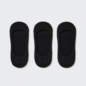 Skarpetki Damskie Uniqlo Footsies 3 Pack (Low Cut) Czarne,Uniqlo Polska | A921670