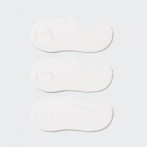 Skarpetki Damskie Uniqlo Footsies 3 Pack (Sports) Białe,Uniqlo Polska | F686081