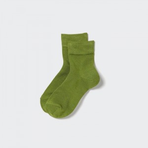 Skarpetki Damskie Uniqlo HEATTECH Crew Relax Zielone,Uniqlo Polska | L158842
