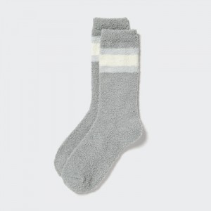 Skarpetki Damskie Uniqlo HEATTECH Soft Fluffy Szare,Uniqlo Polska | H412521