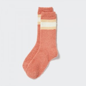 Skarpetki Damskie Uniqlo HEATTECH Soft Fluffy Pomarańczowe,Uniqlo Polska | R377873
