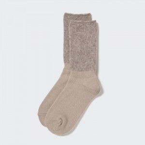 Skarpetki Damskie Uniqlo HEATTECH Souffle Beżowe,Uniqlo Polska | X882248