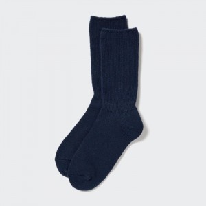Skarpetki Damskie Uniqlo HEATTECH Souffle Granatowe,Uniqlo Polska | R087563