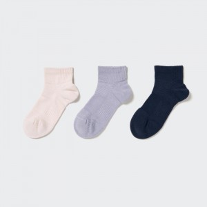 Skarpetki Damskie Uniqlo Short 3 Pack (Sports/Piled) Natural,Uniqlo Polska | E695168