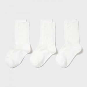 Skarpetki Damskie Uniqlo Socks 3 Pack Białe,Uniqlo Polska | I607855