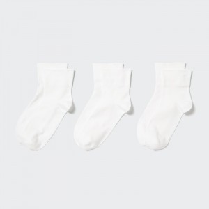 Skarpetki Damskie Uniqlo Socks 3 Pack Białe,Uniqlo Polska | W966572