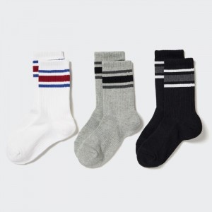 Skarpetki Dziecięce Uniqlo Regular 3 Pack Białe,Uniqlo Polska | V618943