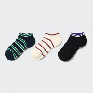 Skarpetki Dziecięce Uniqlo Short 3 Pack Granatowe,Uniqlo Polska | S161647