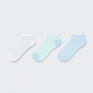 Skarpetki Dziecięce Uniqlo Short (3 Pairs) Niebieskie,Uniqlo Polska | Z471339