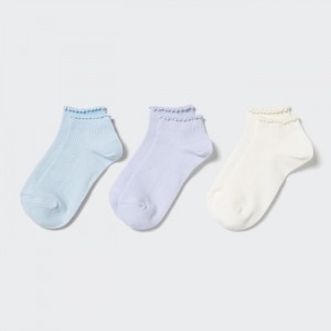 Skarpetki Dziecięce Uniqlo Short (3 Pairs) Głęboka Niebieskie,Uniqlo Polska | W530590