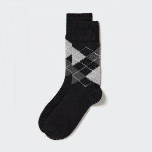 Skarpetki Męskie Uniqlo Argyle Czarne,Uniqlo Polska | L616462