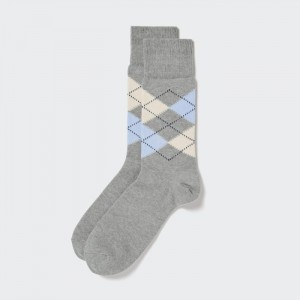 Skarpetki Męskie Uniqlo Argyle Szare,Uniqlo Polska | L894201