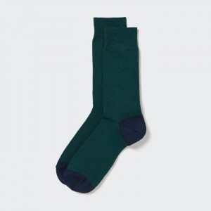 Skarpetki Męskie Uniqlo Color Block Ciemny Zielone,Uniqlo Polska | Q488461