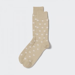 Skarpetki Męskie Uniqlo Dotted Beżowe,Uniqlo Polska | H889957