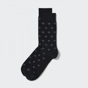 Skarpetki Męskie Uniqlo Dotted Czarne,Uniqlo Polska | Y355554