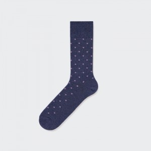 Skarpetki Męskie Uniqlo Dotted Niebieskie,Uniqlo Polska | T064566