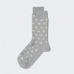 Skarpetki Męskie Uniqlo Dotted Szare,Uniqlo Polska | E981376