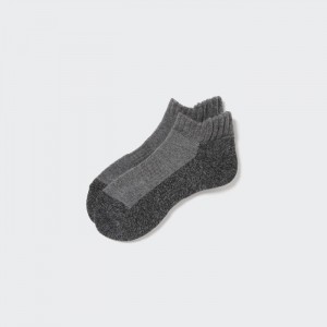 Skarpetki Męskie Uniqlo HEATTECH Short Ciemny Szare,Uniqlo Polska | U917556