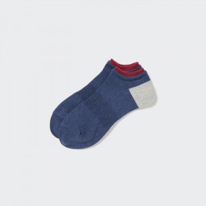 Skarpetki Męskie Uniqlo Layered Short Niebieskie,Uniqlo Polska | B838699