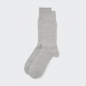 Skarpetki Męskie Uniqlo Links Checked Szare,Uniqlo Polska | W130953
