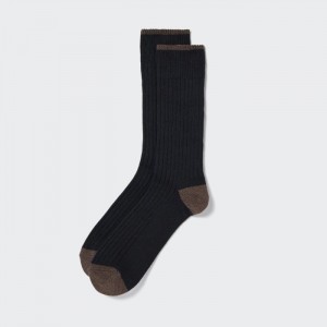 Skarpetki Męskie Uniqlo Ribbed Czarne,Uniqlo Polska | T041014