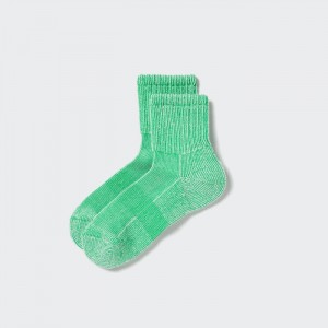 Skarpetki Męskie Uniqlo Ribbed Half Zielone,Uniqlo Polska | N864721