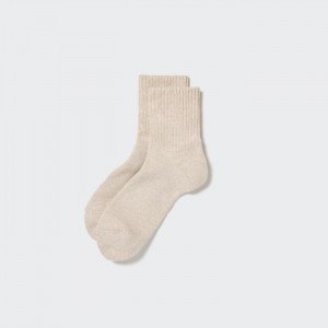 Skarpetki Męskie Uniqlo Soft Pile Half Beżowe,Uniqlo Polska | E419494