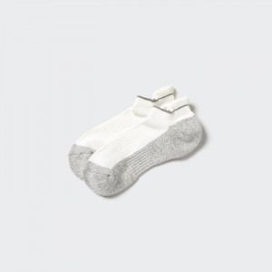Skarpetki Męskie Uniqlo Sports Pile-Lined Short Białe,Uniqlo Polska | O389335