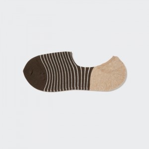 Skarpetki Męskie Uniqlo Striped Low-Cut Ciemny Brązowe,Uniqlo Polska | X015595