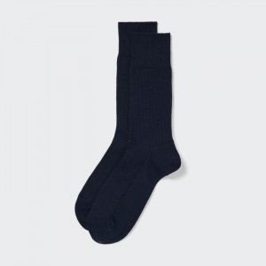 Skarpetki Męskie Uniqlo Supima® Cotton Pique Granatowe,Uniqlo Polska | C026864