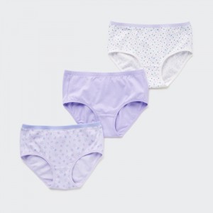 Spodenki Dziecięce Uniqlo Shorts 3 Pack Fioletowe,Uniqlo Polska | L711102