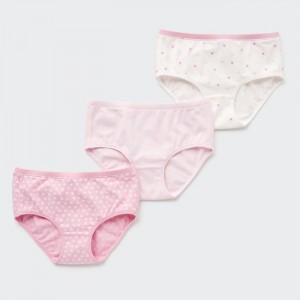 Spodenki Dziecięce Uniqlo Shorts 3 Pack Różowe,Uniqlo Polska | U789395