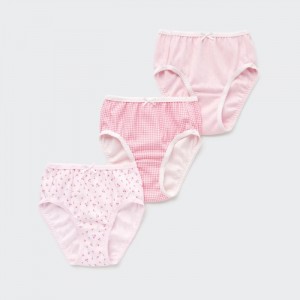 Spodenki Dziecięce Uniqlo Shorts 3 Pack Różowe,Uniqlo Polska | F599821