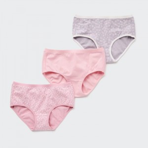 Spodenki Dziecięce Uniqlo Shorts (Set of 3) Różowe,Uniqlo Polska | B895577