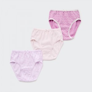 Spodenki Dziecięce Uniqlo Shorts (Set of 3) Różowe,Uniqlo Polska | T210205