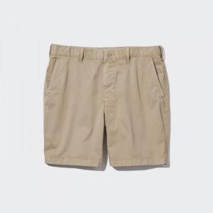 Spodenki Męskie Uniqlo Chino (7") Beżowe,Uniqlo Polska | M819396