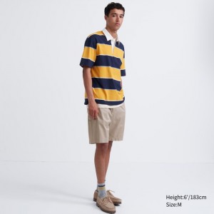 Spodenki Męskie Uniqlo Dry Stretch Easy (8") Beżowe,Uniqlo Polska | B925249