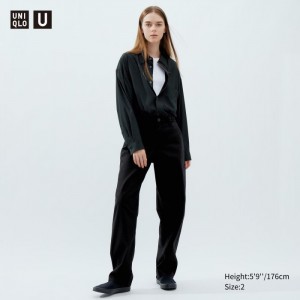 Spodnie Damskie Uniqlo Chino Czarne,Uniqlo Polska | M623832