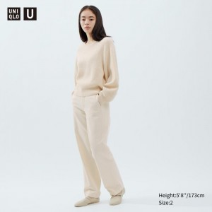 Spodnie Damskie Uniqlo Denim Straight Natural,Uniqlo Polska | N044199