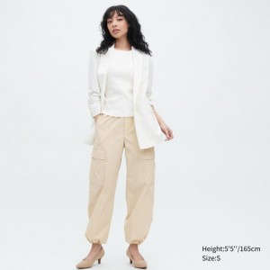 Spodnie Damskie Uniqlo Easy Cargo Natural,Uniqlo Polska | N102922