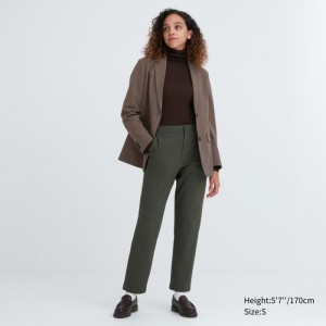 Spodnie Damskie Uniqlo HEATTECH Warm Lined Ciemny Zielone,Uniqlo Polska | E944778