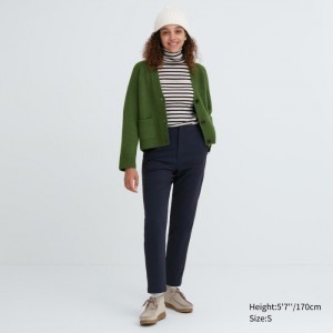 Spodnie Damskie Uniqlo HEATTECH Warm Lined Granatowe,Uniqlo Polska | L833408