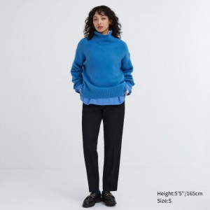 Spodnie Damskie Uniqlo Smart Ankle (2-Way Stretch, Tall) Czarne,Uniqlo Polska | B936278