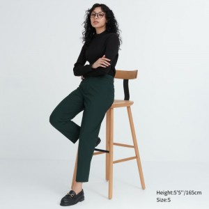 Spodnie Damskie Uniqlo Smart Ankle (2-Way Stretch) Ciemny Zielone,Uniqlo Polska | I151524