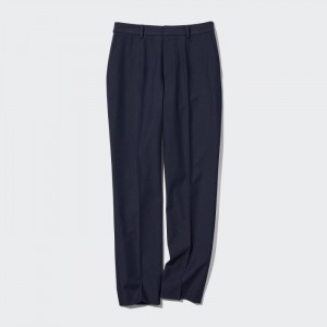 Spodnie Damskie Uniqlo Smart Ankle (2-Way Stretch) Granatowe,Uniqlo Polska | I303542