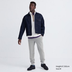 Spodnie Dresowe Męskie Uniqlo Dry Stretch Głęboka Szare,Uniqlo Polska | H044811