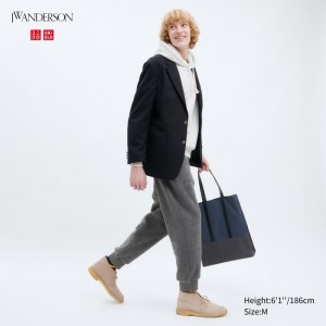 Spodnie Dresowe Męskie Uniqlo Fleece Szare,Uniqlo Polska | H532439