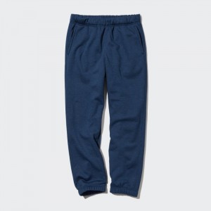 Spodnie Dresowe Męskie Uniqlo HEATTECH Pile-Lined Niebieskie,Uniqlo Polska | M812583