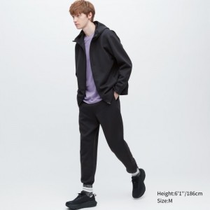 Spodnie Dresowe Męskie Uniqlo Stretch Dry Czarne,Uniqlo Polska | X408490