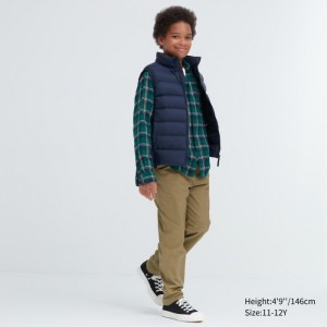 Spodnie Dziecięce Uniqlo Stretch Warm Lined Beżowe,Uniqlo Polska | A141719